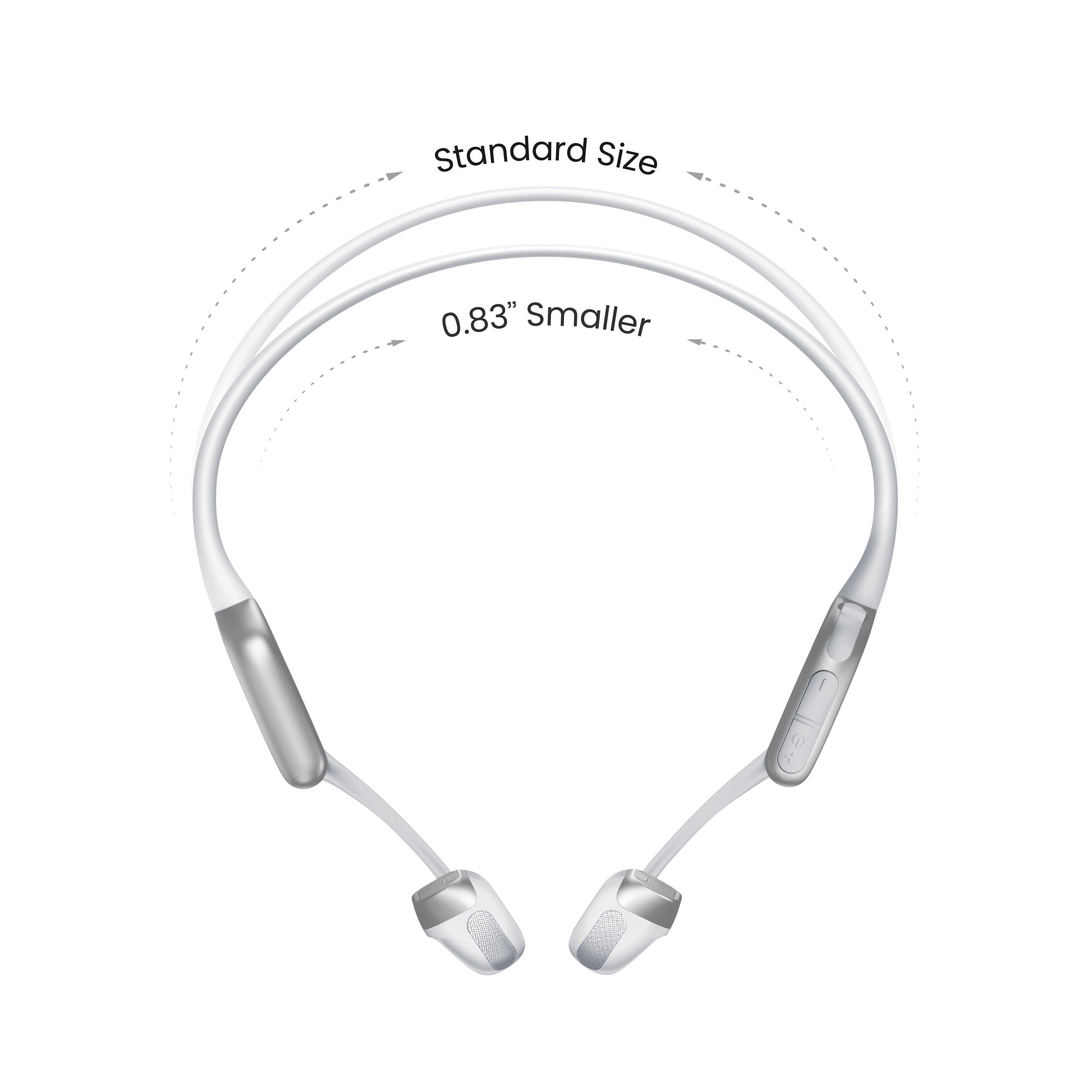 Shokz OpenRun Pro 2 Mini Silver LIMITED Bone Conduction Headphones Manufacturer code S821-MN-SR
