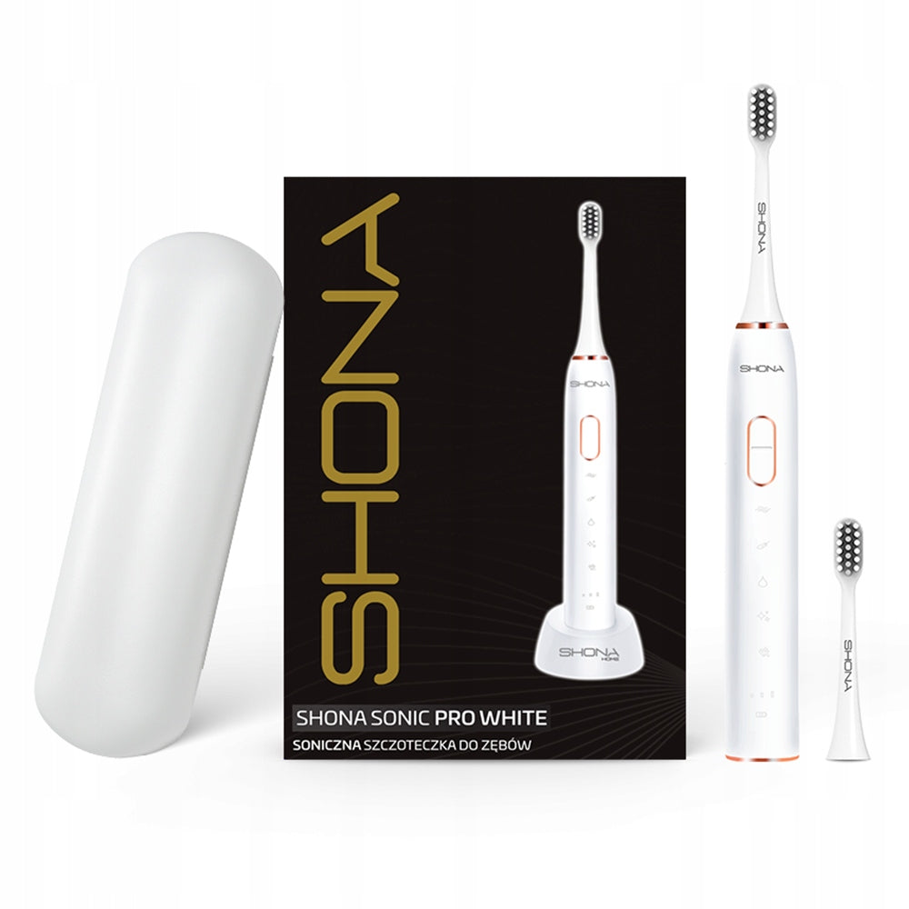 Shona Home pro - sonic toothbrush (white, case, 2x tips)
