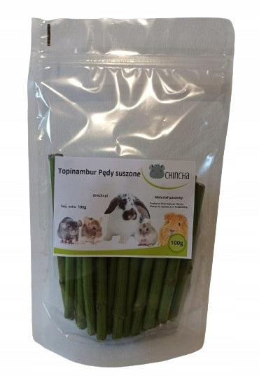 Shoots Topinamburu Dried Teether For Rabbit Rodents Natural Treat 100g