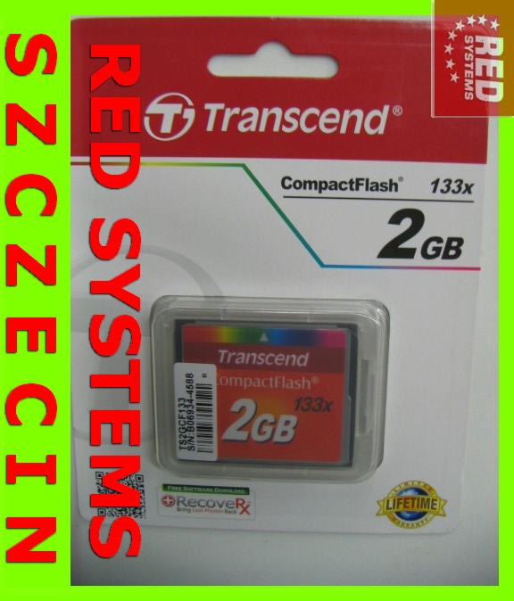 Shop Compact Flash CF Card 2GB Transcend 133x Manufacturer code transcend