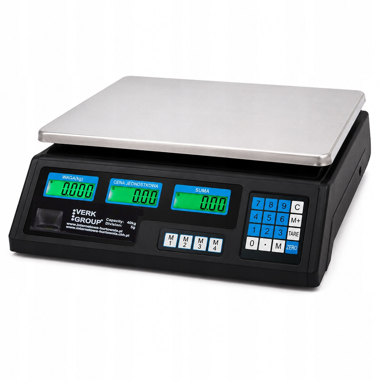 Shop Electronic Scale 40kg LCD Calculation 230V Battery For Shop