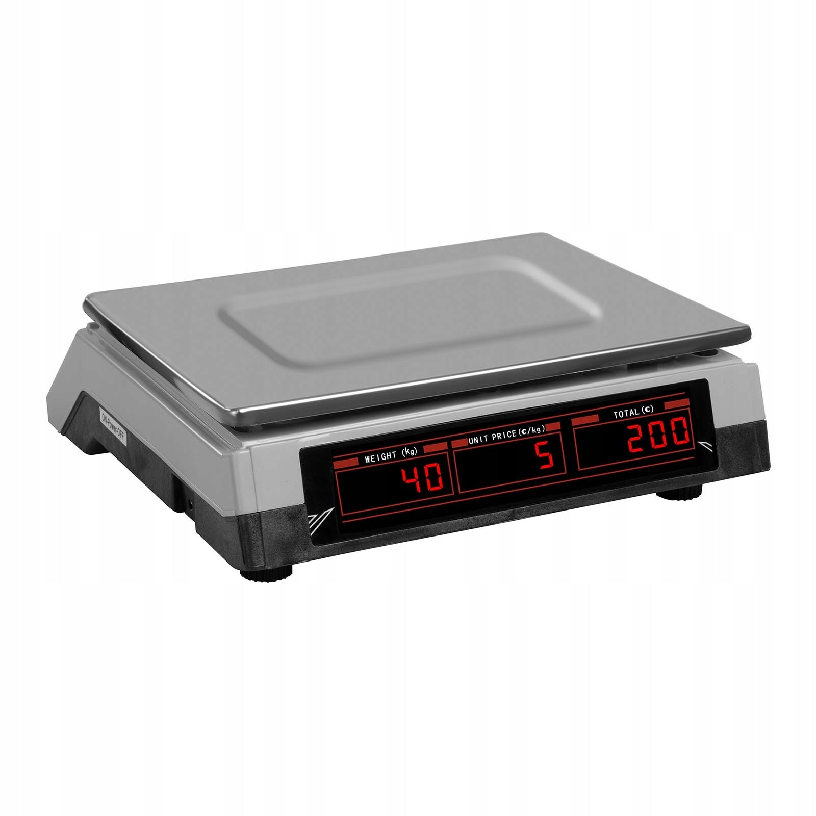 Shop Scale Control 330x240mm Power Supply + Battery 40kg/2g - White Manufacturer code 4902494627984