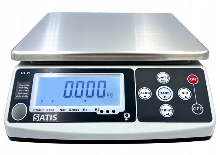 Shop Scale with Legalization up to 30 kg SATIS Q1-W Dual Band Packaging status original
