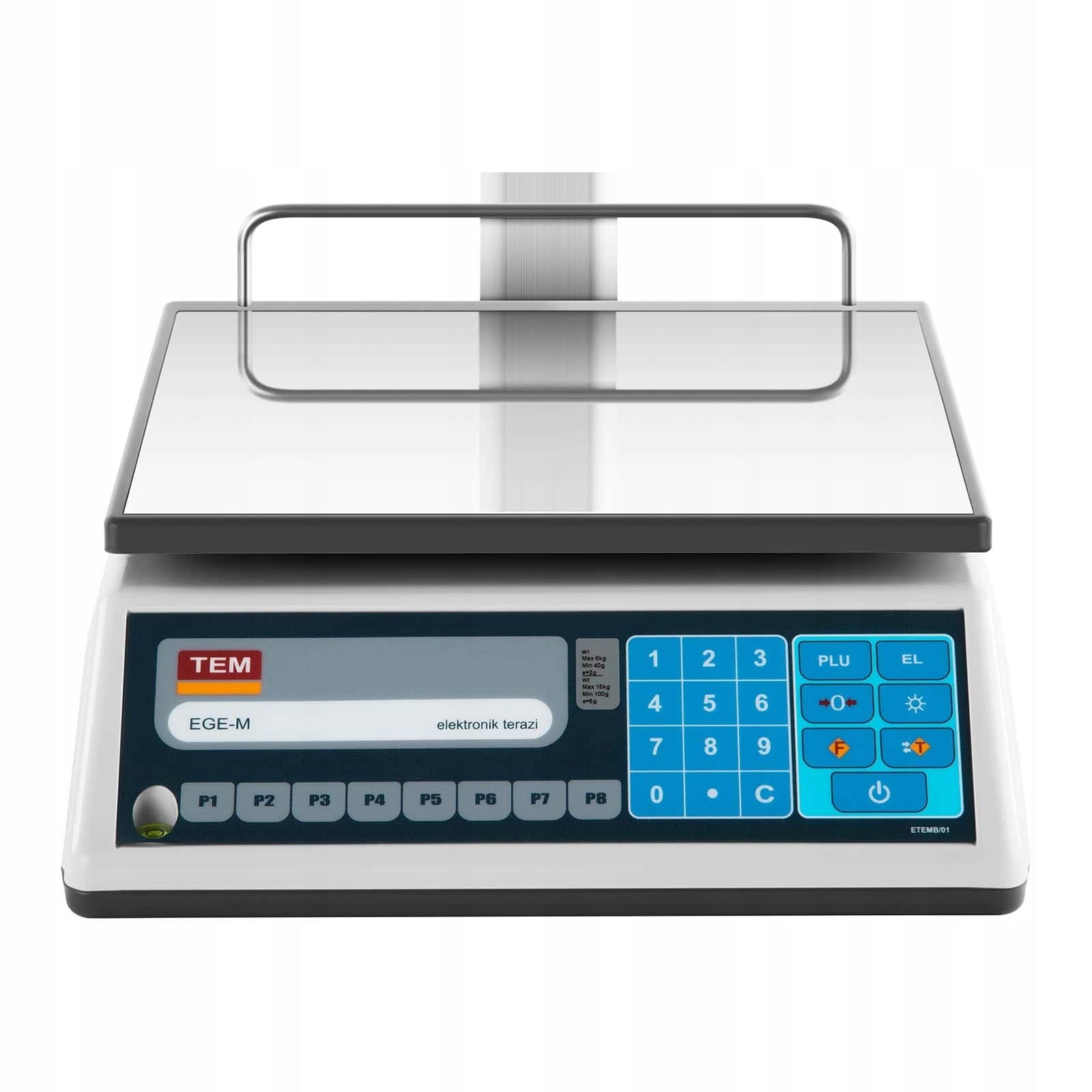 Shop scale accurate up to 6 kg with legalization Manufacturer code TELO006B1D