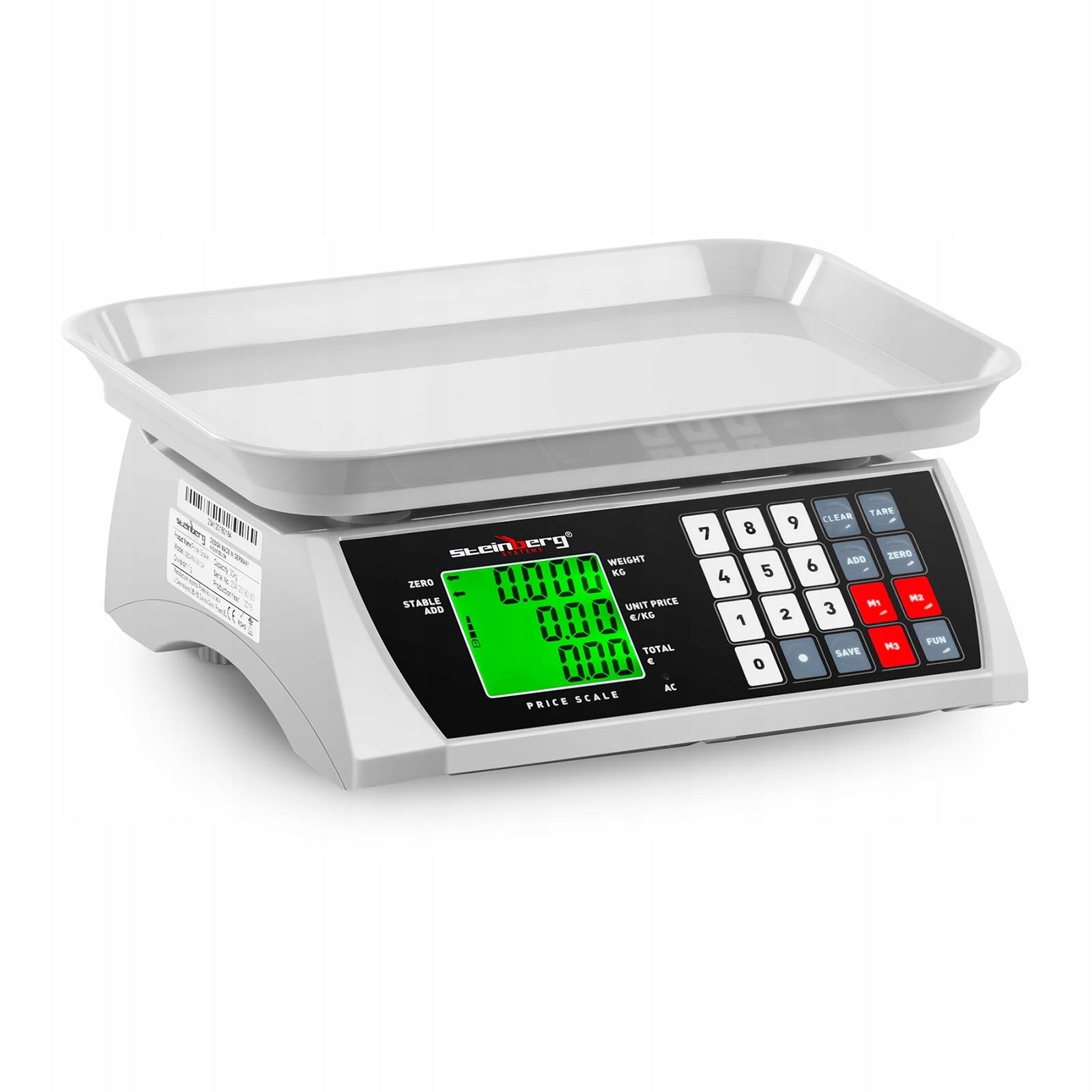 Shop scale counting pieces with memory 30 kg 1 g and counting function