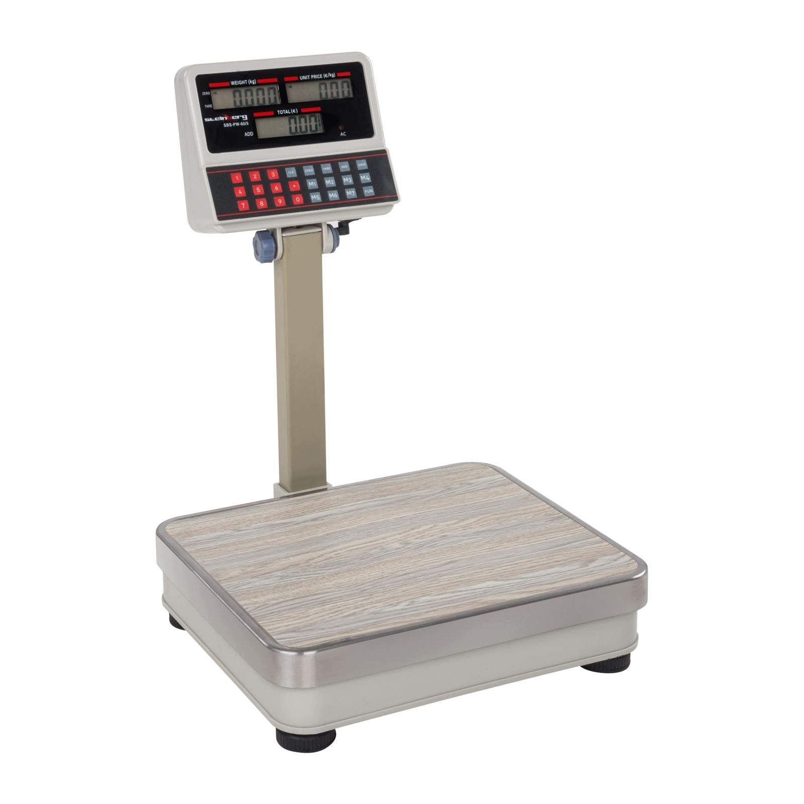 Shop scale platform SBS-PW-60 LCD up to 60kg Brand Steinberg Systems