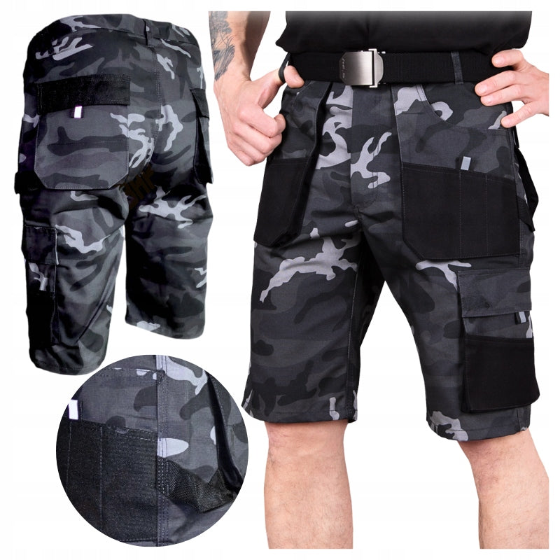Short Work Shorts Men's Military CAMO Protective Shorts S