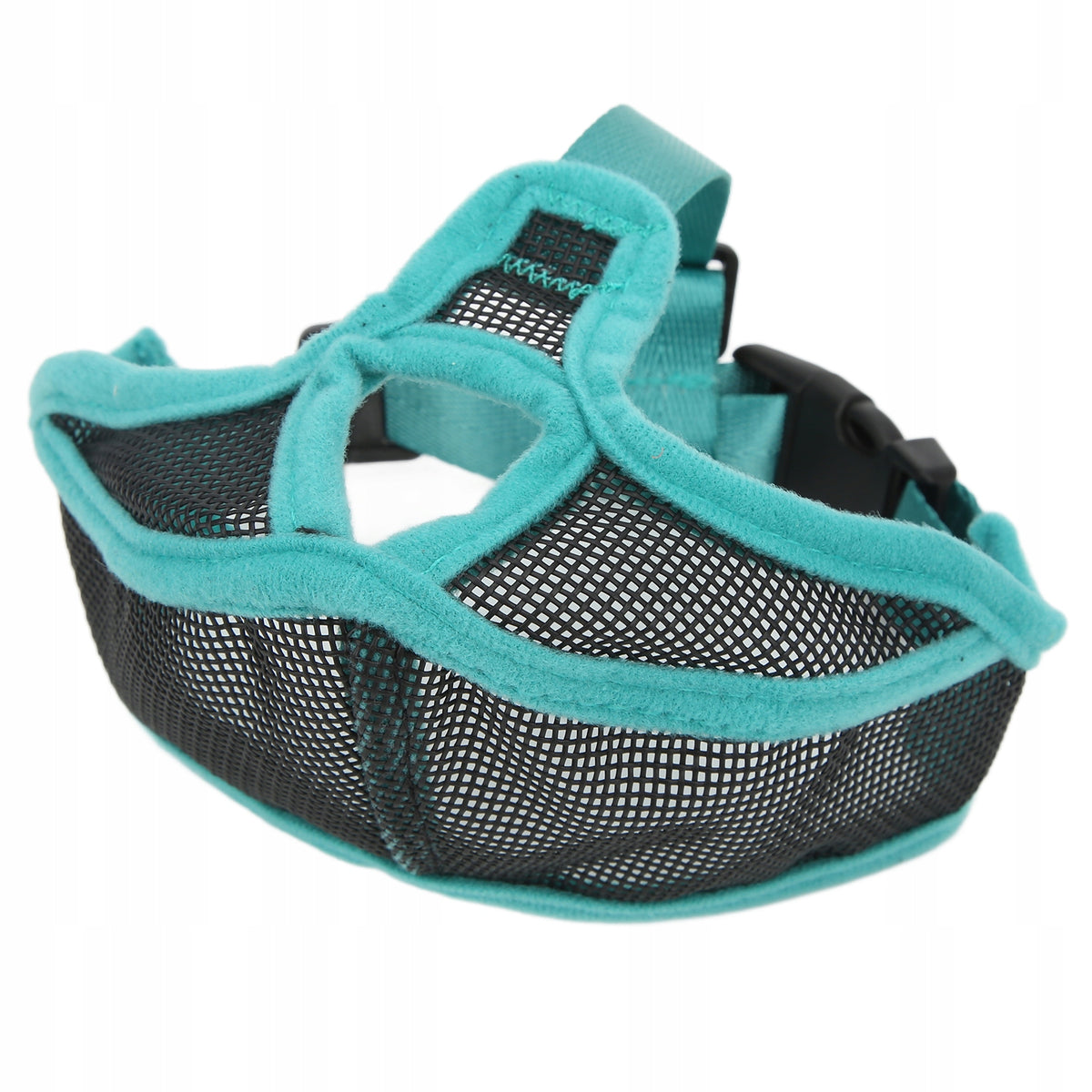 Short dog muzzle with mesh Adjustable breathable bulldog 9H