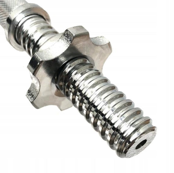 Short griffin for dumbbells barbell griffin 30mm 36cm Manufacturer code SFF-36-FI-30-GWINTOWANY