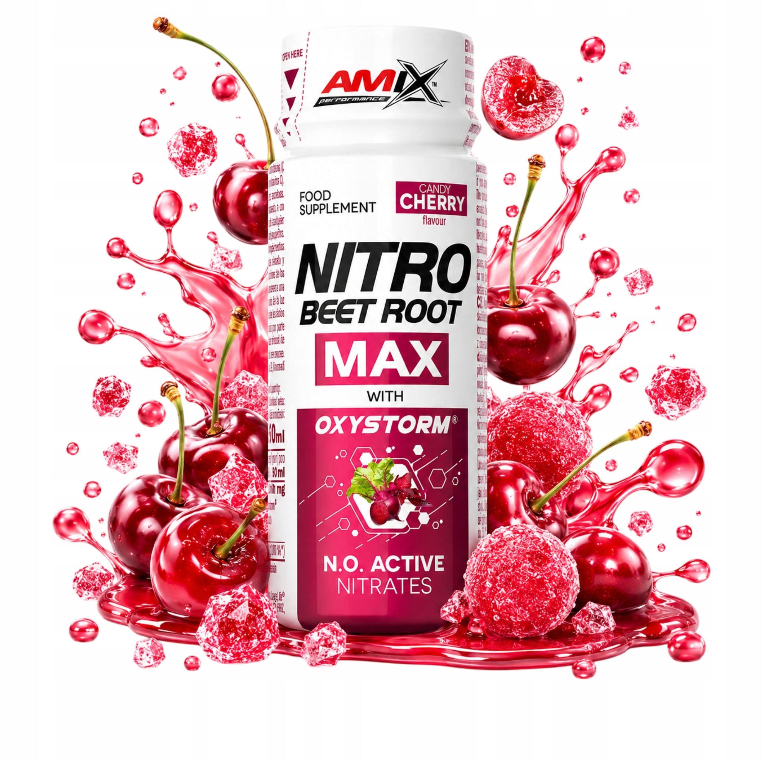 Shot Beetroot Nitrates Strong Pre-Workout without Caffeine Beetroot Extract 60ml