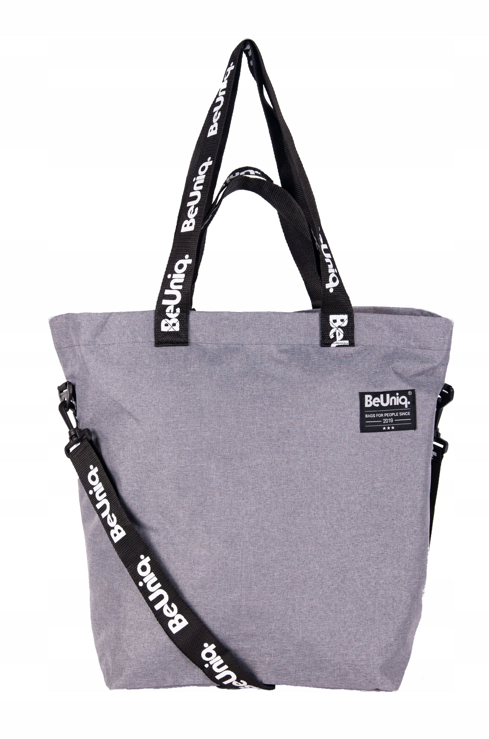 Shoulder Bag Casual BeUniq Grey Fitness for Youth Shopping for School