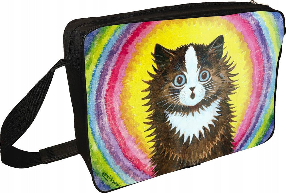 Shoulder Bag Cat in a Rainbow Louis Wain