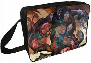 Shoulder Bag Fantasy Composition, Vision with Witkacy Masks