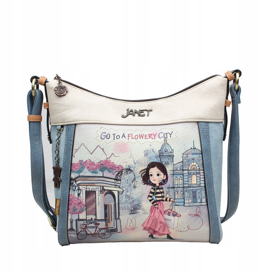 Shoulder Bag Flower City Janet Denese