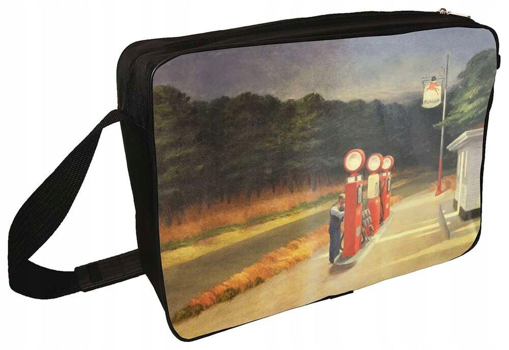 Shoulder Bag Petrol Edward Hopper