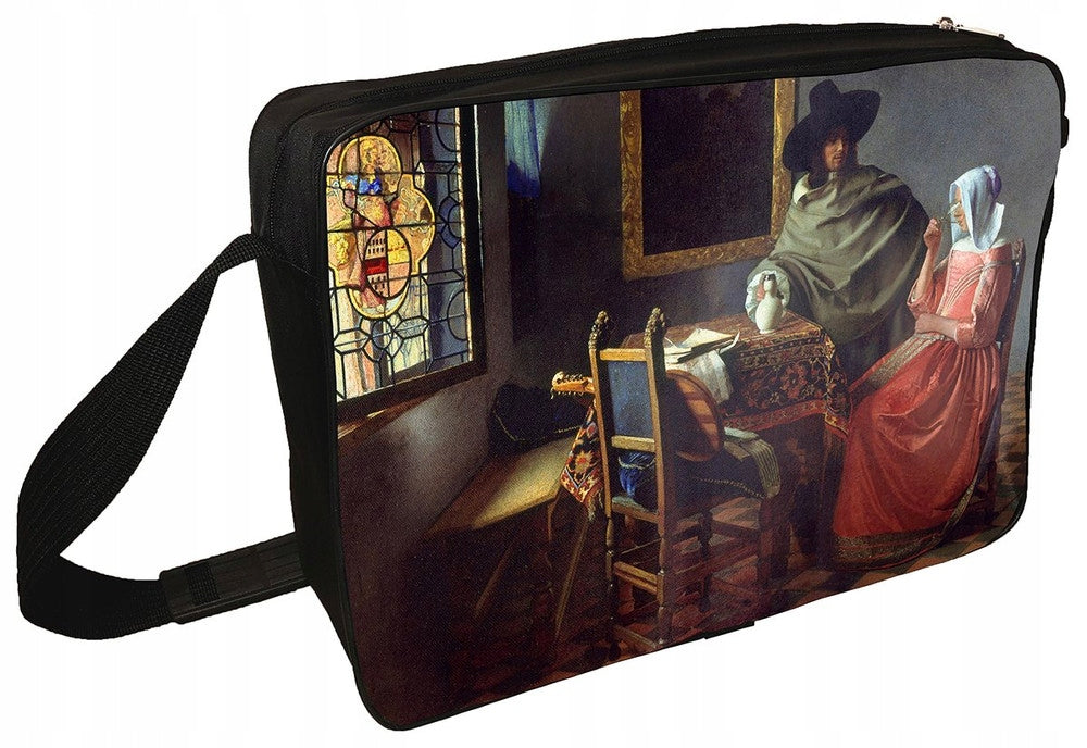 Shoulder Bag Wine Glass Jan Vermeer Packaging status original
