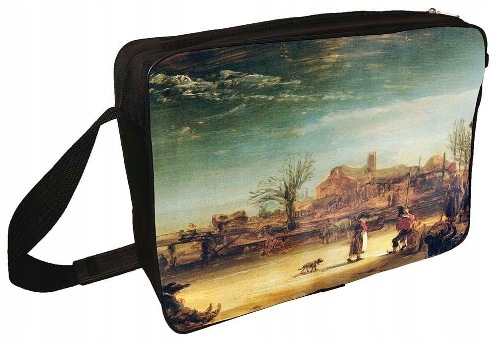 Shoulder Bag Winter Landscape Rembrandta Rembrandt
