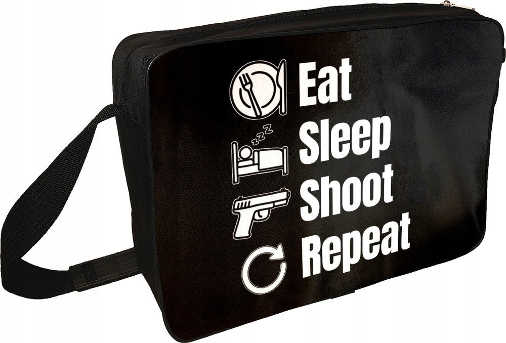 Shoulder Bag for Shooter Eat Sleep Shoot Repeat