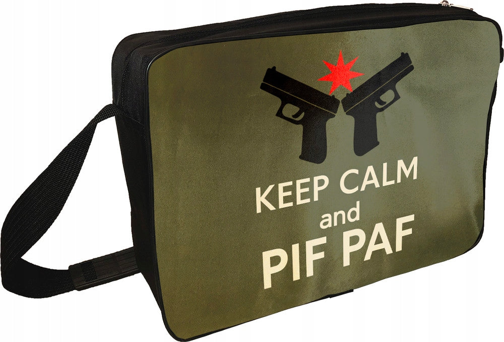 Shoulder Bag for Shooter Keep Calm And Pif Paf