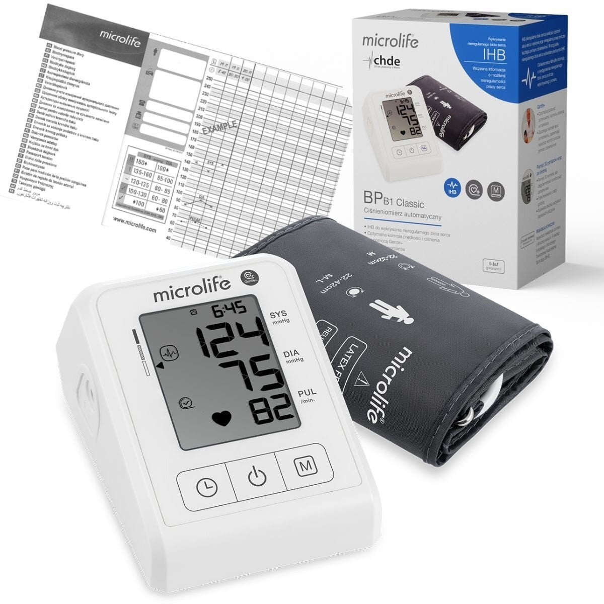 Shoulder Blood Pressure Monitor MICROLIFE BP B1 Classic White Medical device no