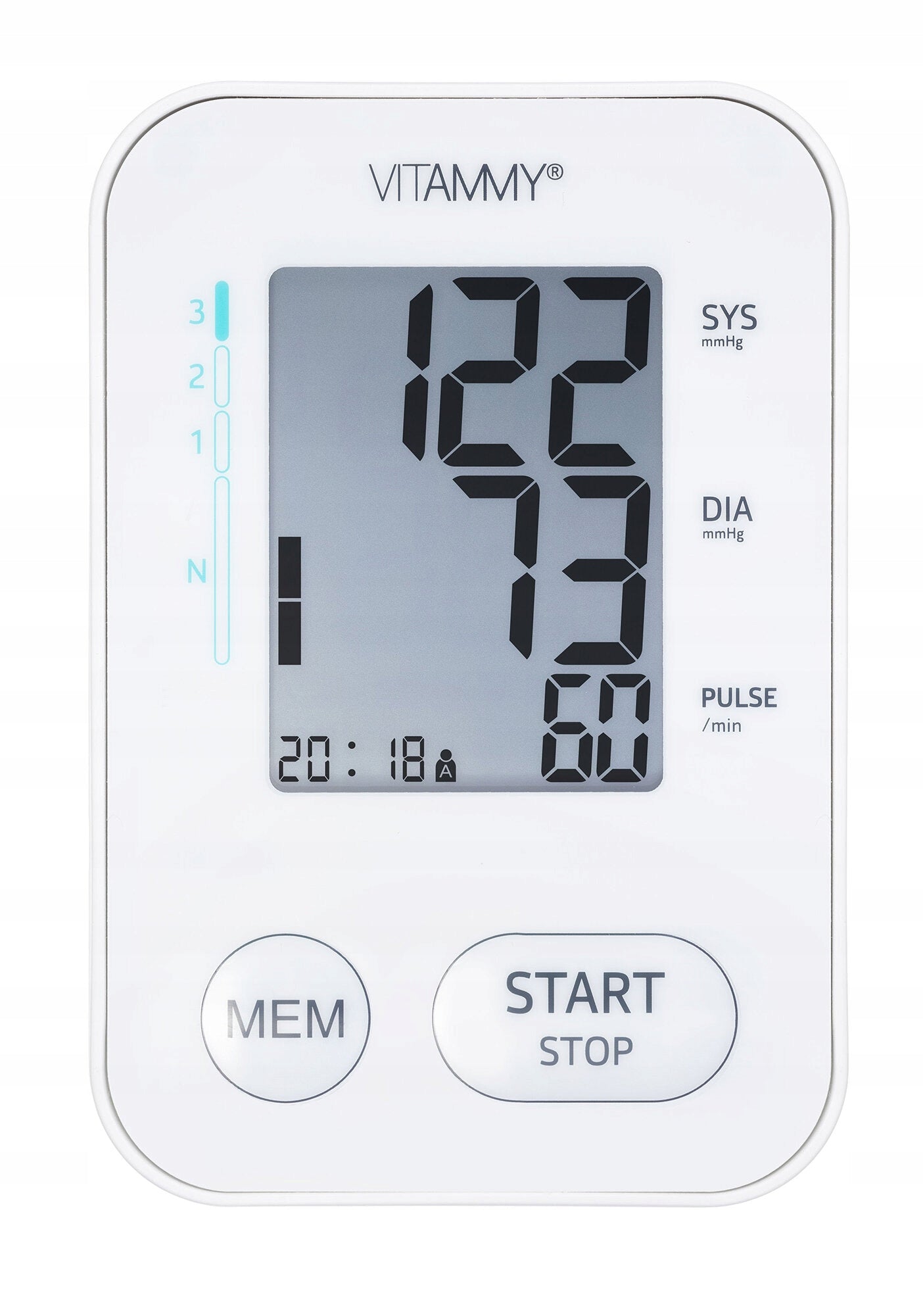 Shoulder Blood Pressure Monitor VITAMMY Next 4 Case Medical device no
