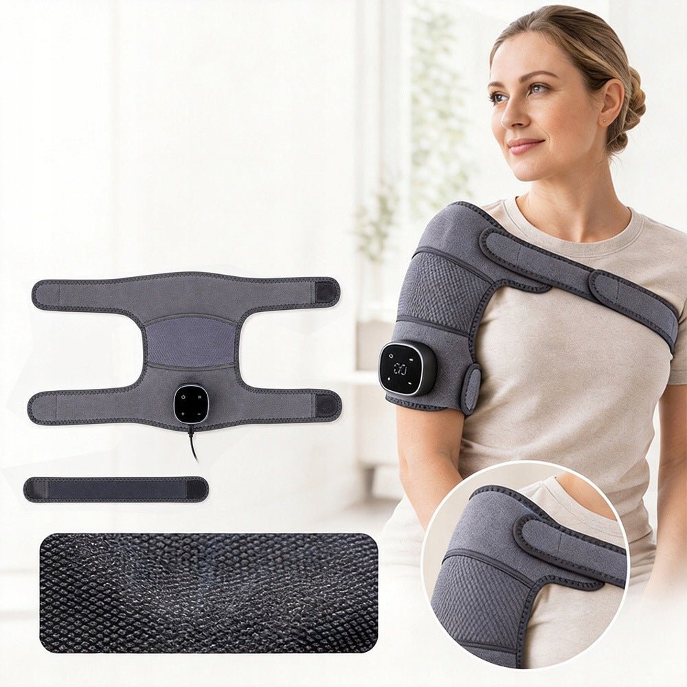 Shoulder Massager Adjustable for Both Shoulders Heated Relaxation Pain Relief Kind body