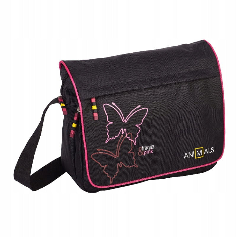 Shoulder bag AN-16 Animals 2 Fragile&Pink