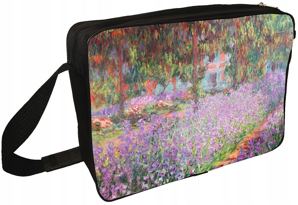 Shoulder bag Artist's garden in giverny Claude Monet Packaging status original