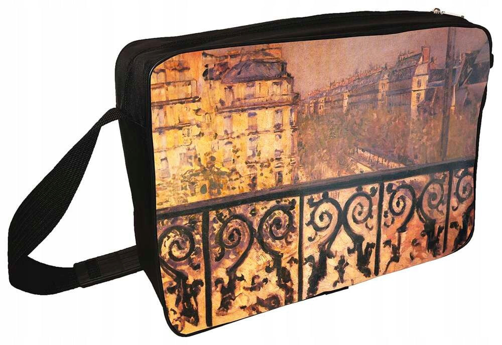 Shoulder bag Balcony in Paris Gustave Caillebotte