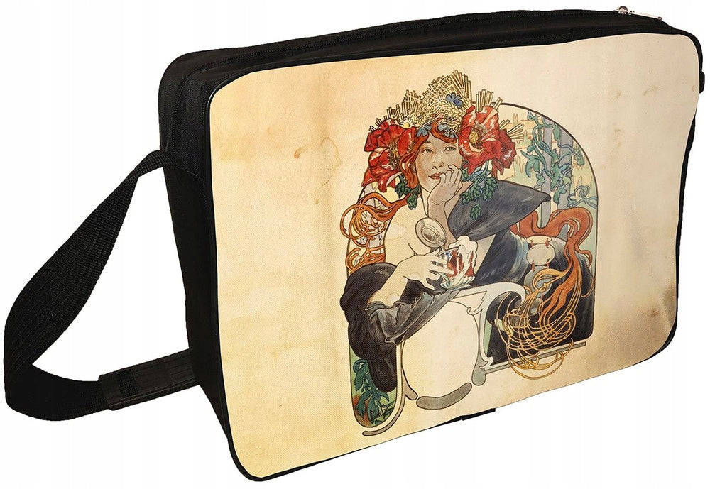 Shoulder bag Bières De La Meuse (Beer from the Meuse) Alfons Mucha Packaging status original