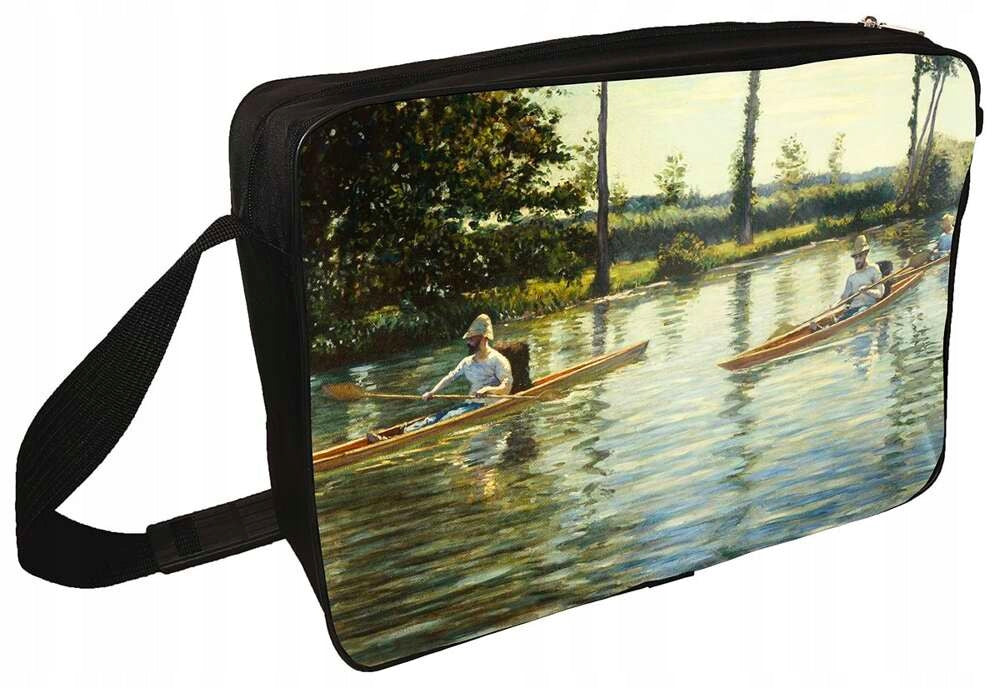 Shoulder bag Boat trip on the river Yerres Gustave Caillebotte