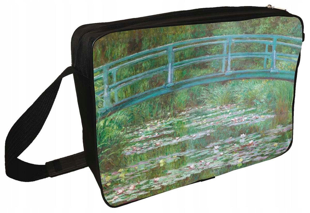 Shoulder bag Bridge over pond with water lilies Claude Monet Packaging status original