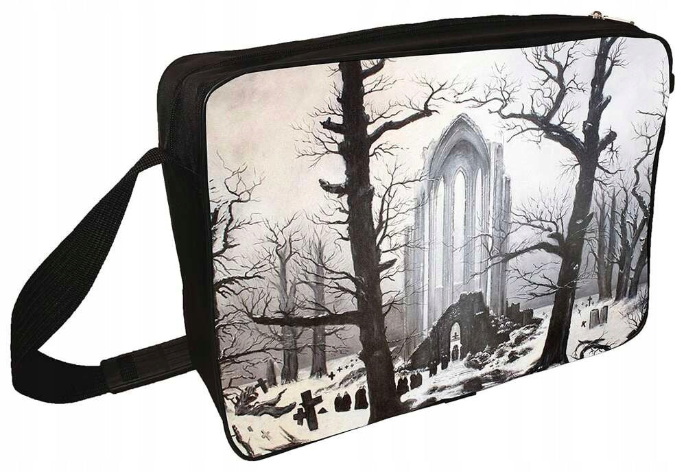 Shoulder bag Cemetery in the snow Caspar David Friedrich