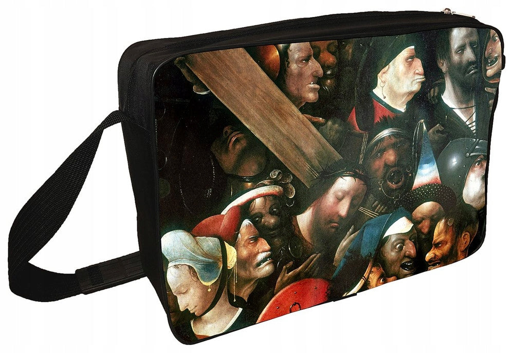 Shoulder bag Christ carrying cross Jerome Bosch Packaging status original