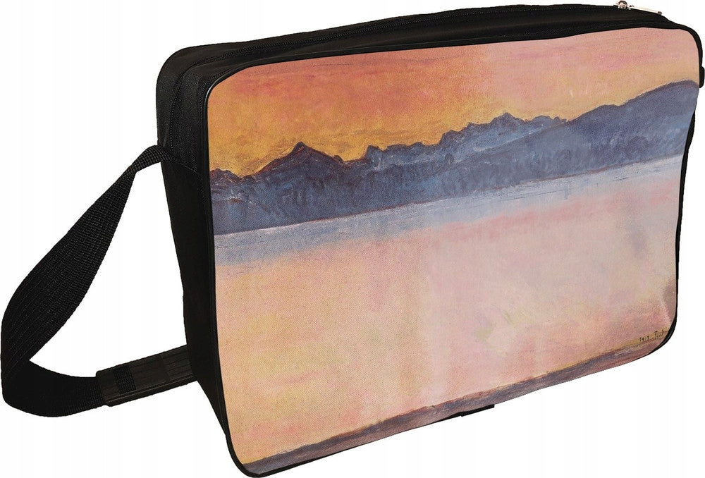 Shoulder bag Genfersee mit Mont-Blanc im Morgenrot Ferdinand Hodler Packaging status original