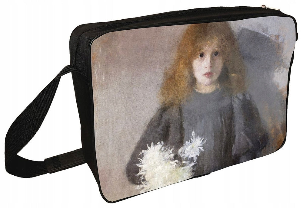 Shoulder bag Girl with chrysanthemums Olga Boznańska Packaging status original