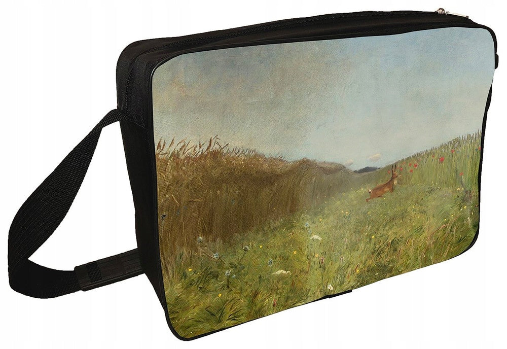 Shoulder bag Hare among cereals Józef Chełmoński Packaging status original