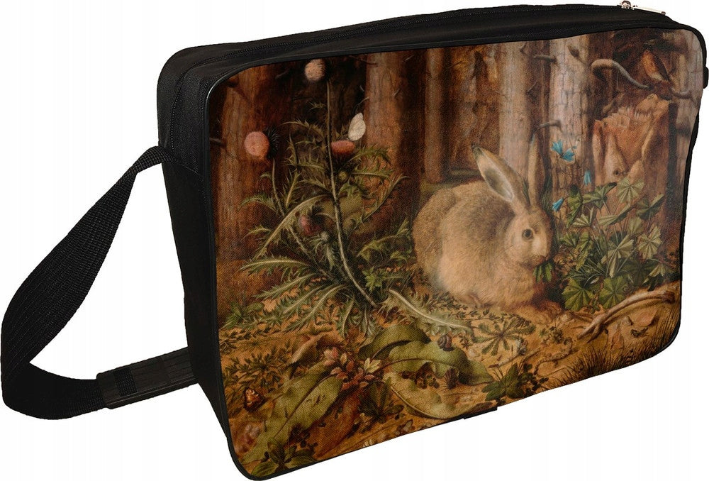 Shoulder bag Hare in the forest Hans Hoffmann Packaging status original