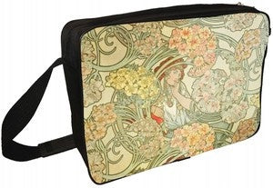 Shoulder bag Langage des fleurs (Language of flowers) Alfons Mucha