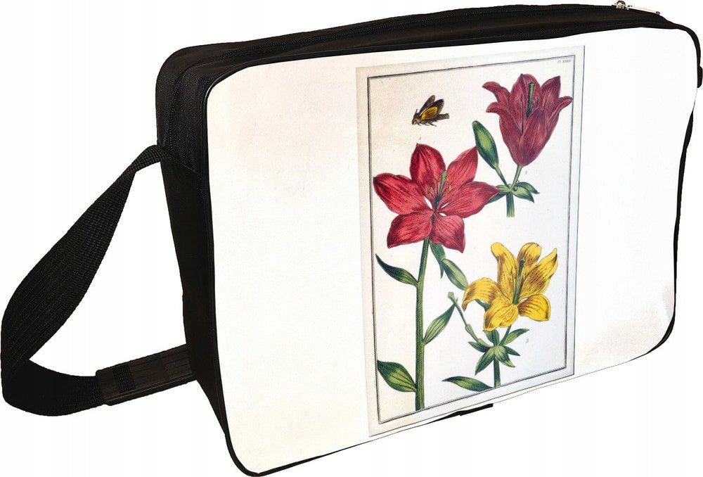Shoulder bag Lily red Maria Sibylla Merian