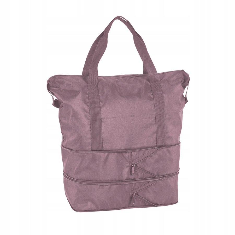 Shoulder bag Paso pink women's shopper with adjustable depth Manufacturer code PPPI-505