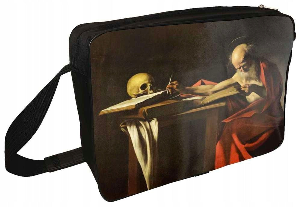 Shoulder bag St. Jerome writing Caravaggio