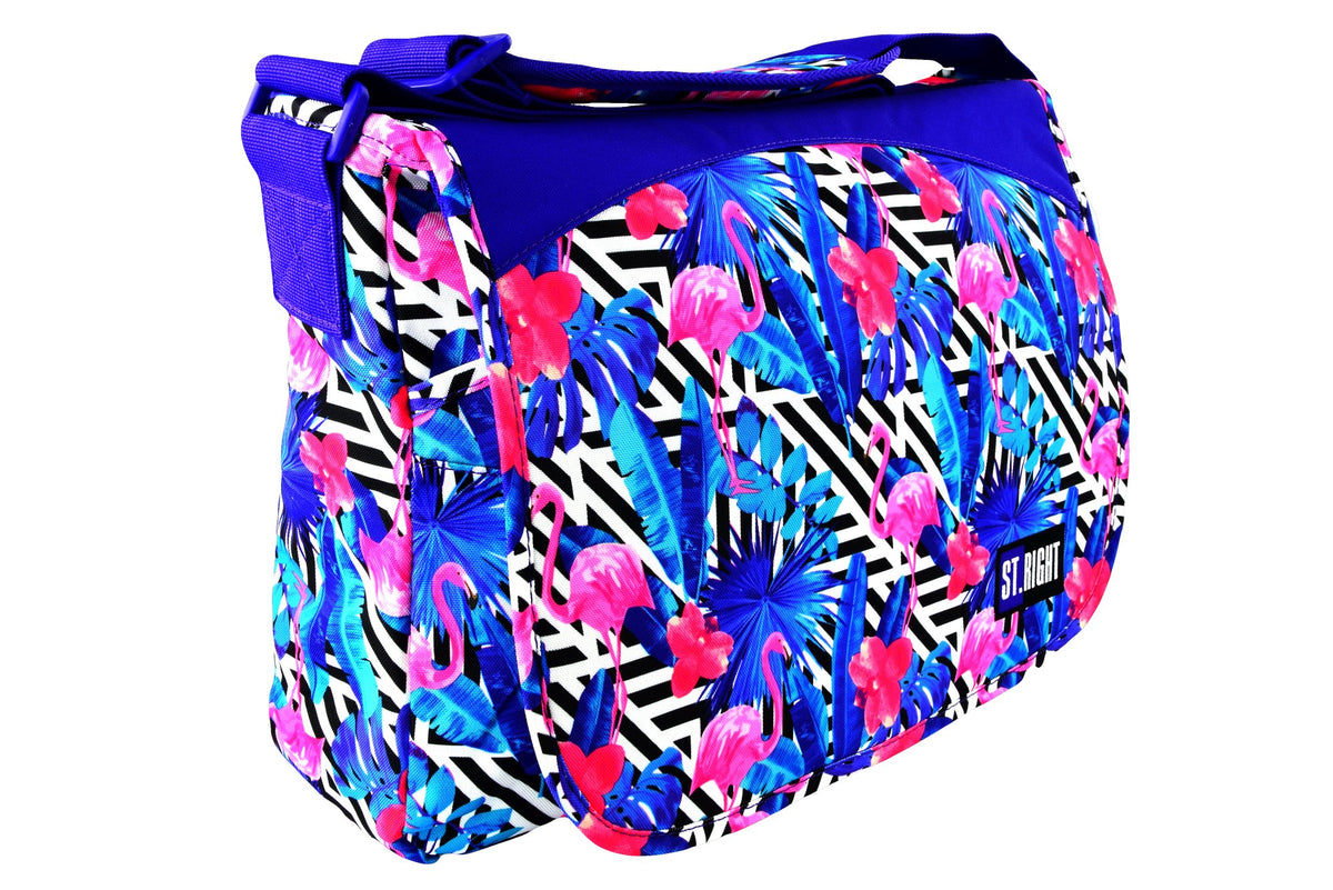 Shoulder bag St. Majewski FLAMINGO PINK BLUE MESSENGER BAG Manufacturer code 5903235612794
