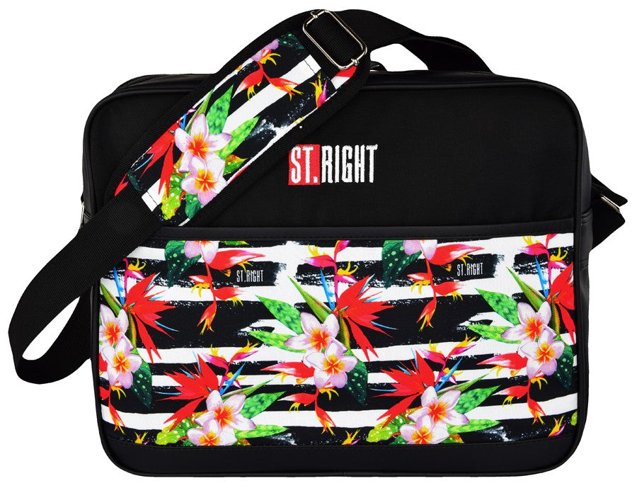 Shoulder bag St.Right Tropical Stripes SB-02 (8420) Dimensions large (A4 size)