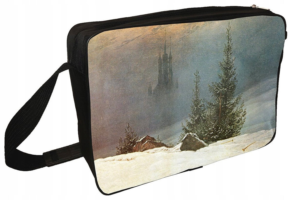 Shoulder bag Winter landscape Caspar David Friedrich Packaging status original