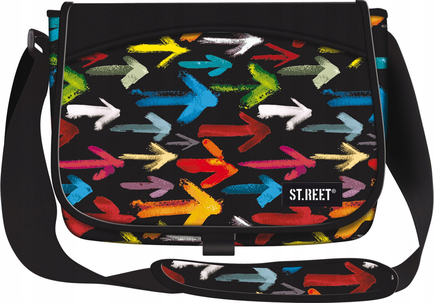 Shoulder bag for school sports ARROWS for swimming pool 27x35 cm