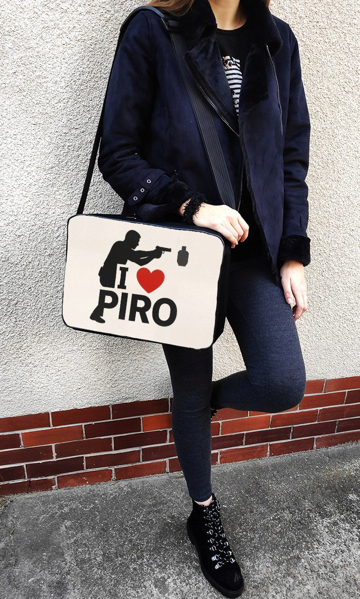 Shoulder bag for shooter I LOVE PIRO Packaging status original