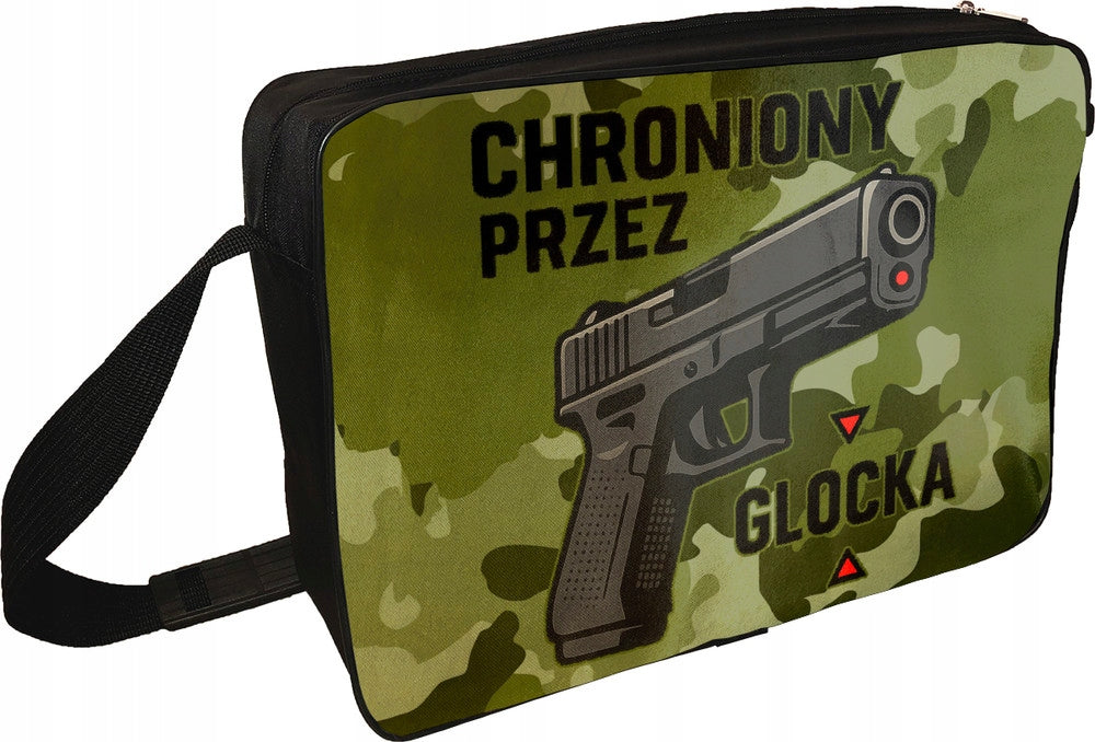 Shoulder bag for shooter Protected by GLOCK