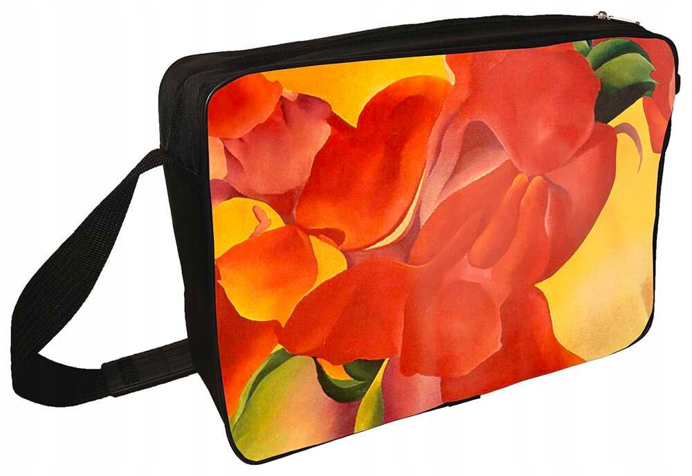 Shoulder bag red kanna Georgia O’Keeffe
