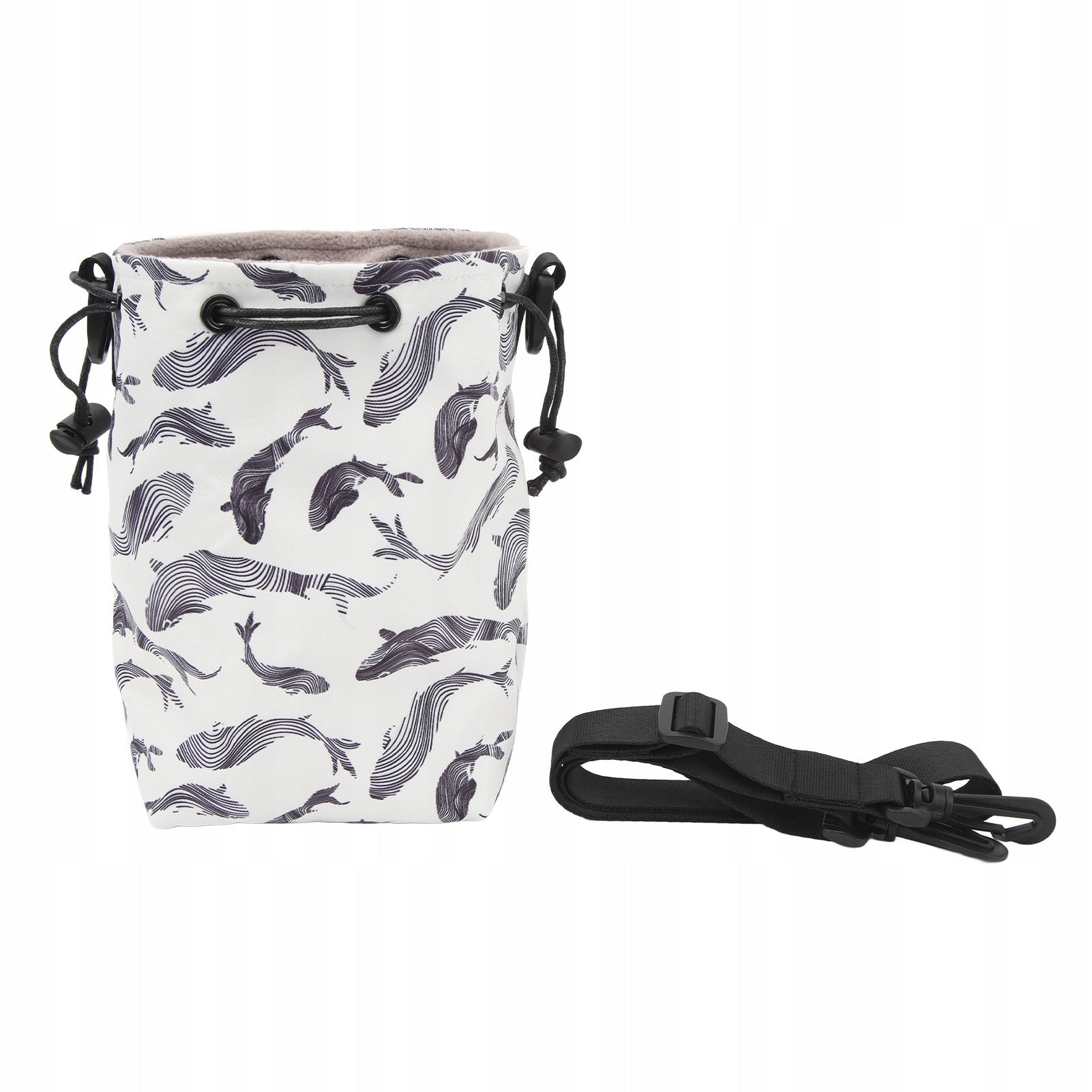 Shoulder bag with drawstring for camera, adjustable shoulder strap Bag for p